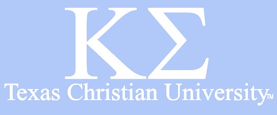 White TCU Car Decal - Kappa Sigma