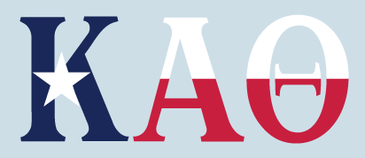 Kappa Alpha Theta - Texas Flag Decal