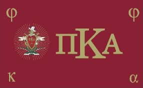 Fraternity Flag Decal - Pi Kappa Alpha