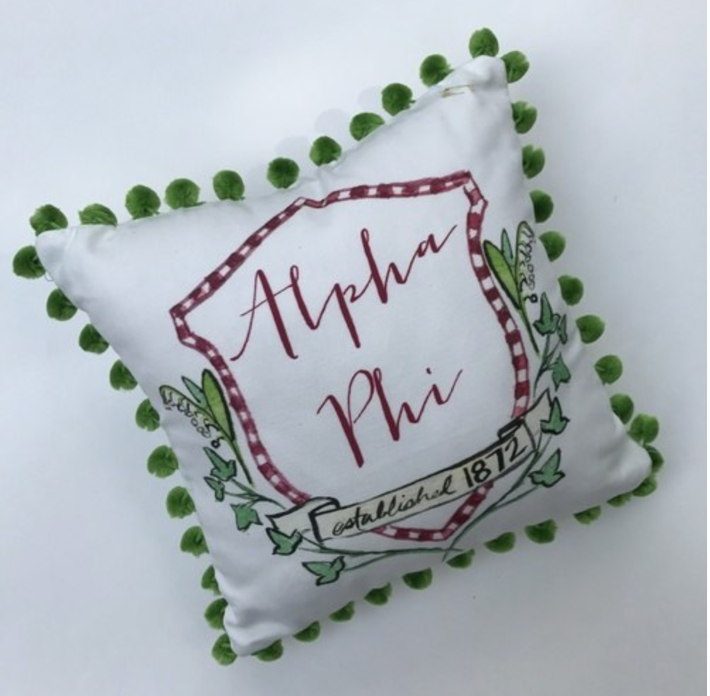 Pom Pillow - Alpha Phi