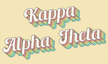 Retro Sorority Flag