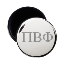 Circle Pin Box - Engraved Letters