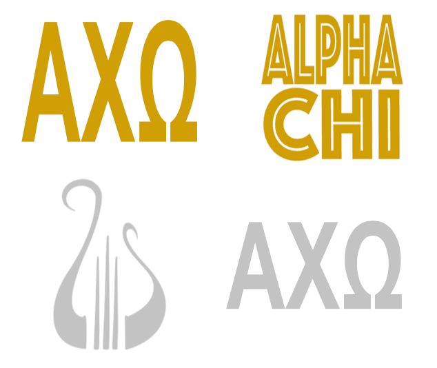 Metallic Sticker Pack - Alpha Chi Omega