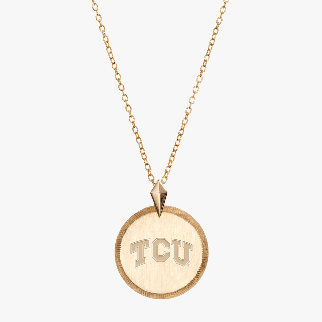 TCU Logo Petite Florentine Necklace