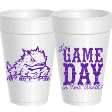 TCU Game Day Styrofoam Cup Collection