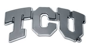 Chrome Auto Emblem - TCU