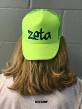 Highlighter Baseball Hats - Zeta Tau Alpha
