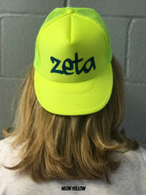 Highlighter Baseball Hats - Zeta Tau Alpha