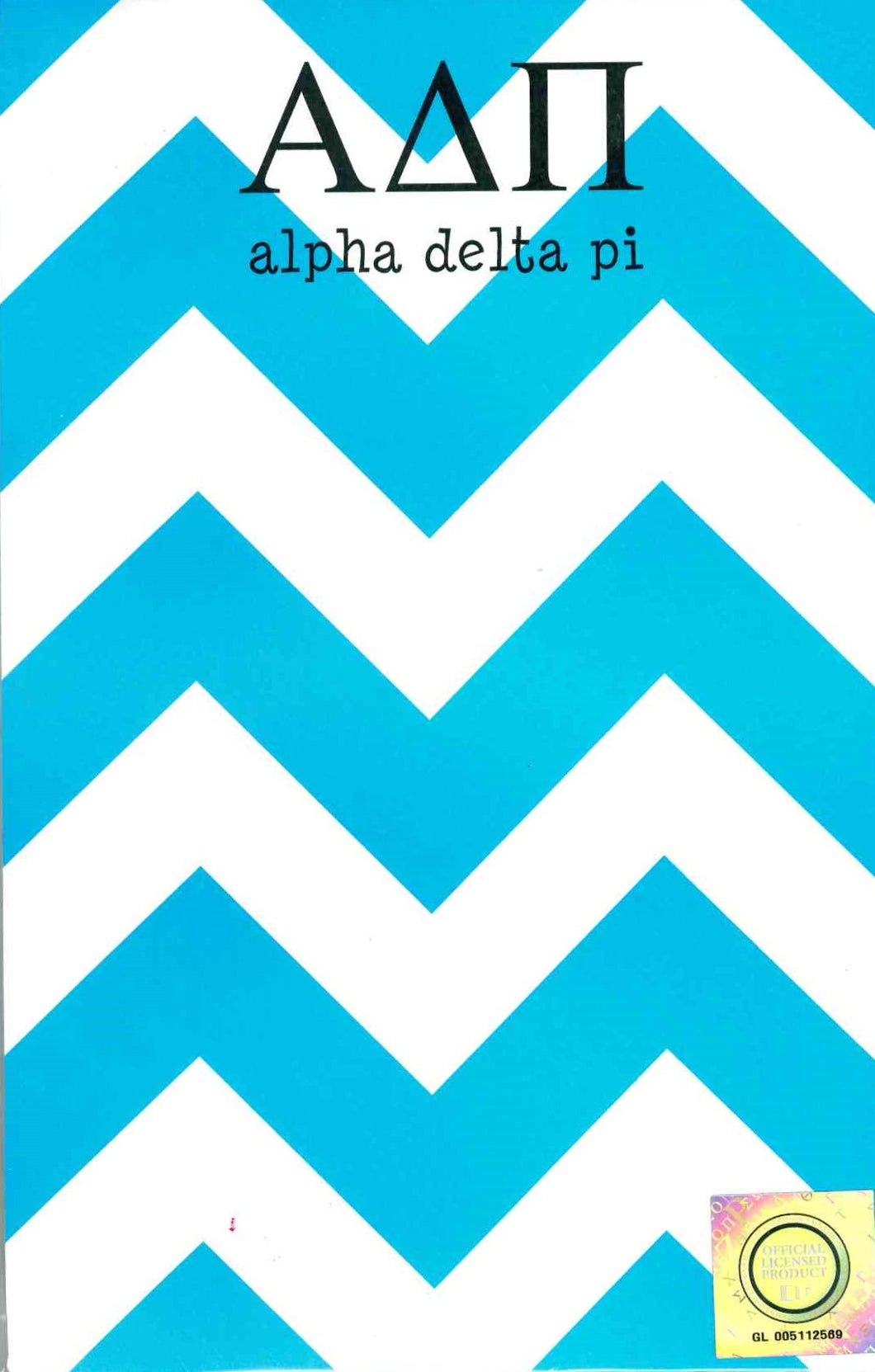 Chevron Notepad - Alpha Delta Pi