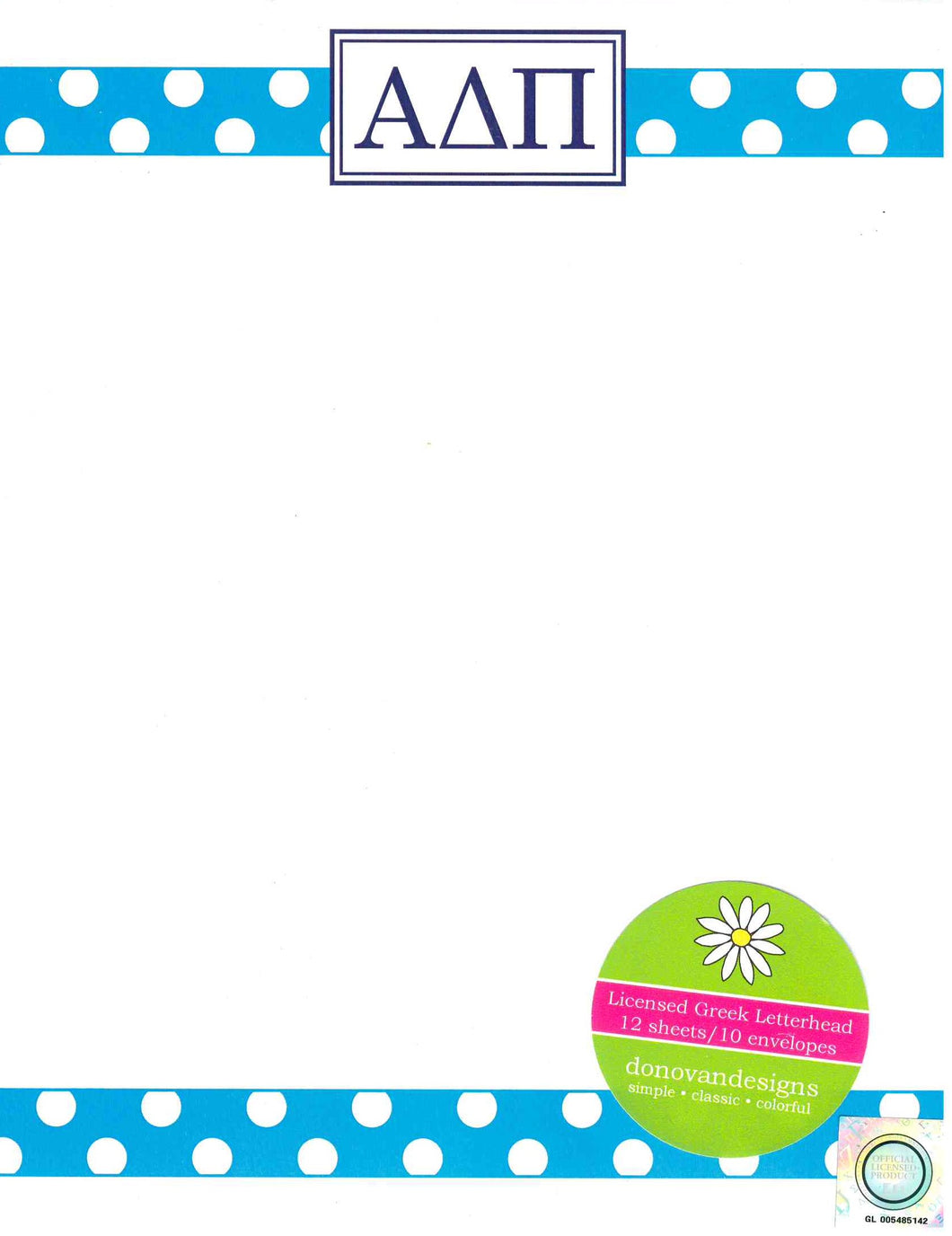 Letterhead - Alpha Delta Pi