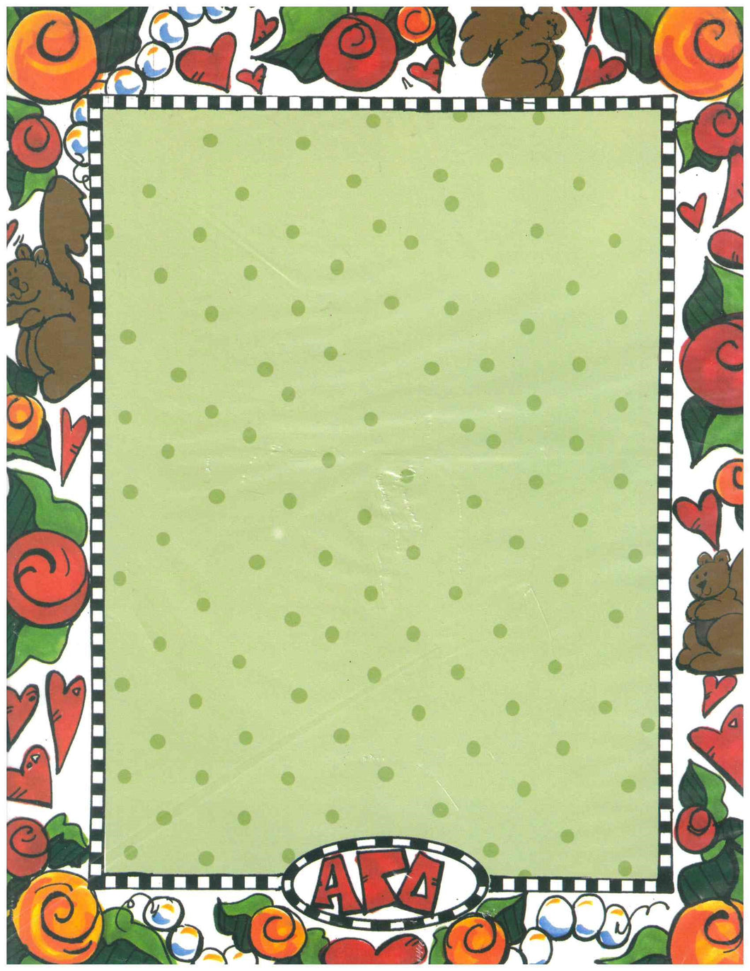 Brown Bag Original Stationery - Alpha Gamma Delta