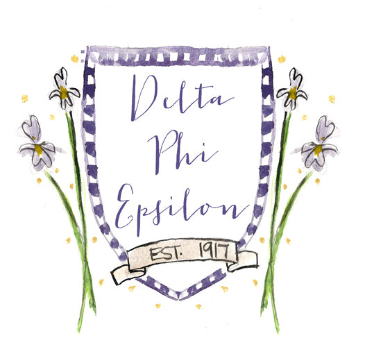 Crest Decal - Delta Phi Epsilon