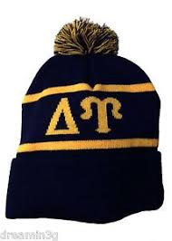 Knit Pom Beanie - Delta Upsilon
