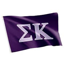 Classic Sorority Letter Flag
