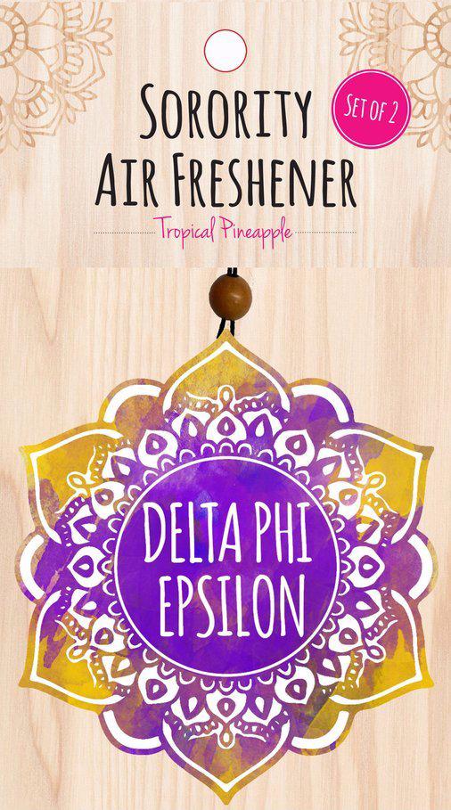 Mandala Air Freshener - Delta Phi Epsilon