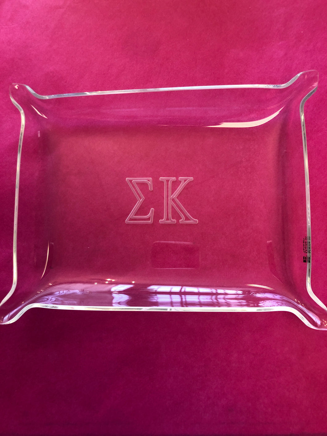 Acrylic Tray - Sigma Kappa