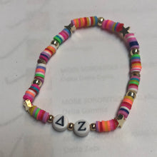 Rainbow Bead Sorority Greek Letters