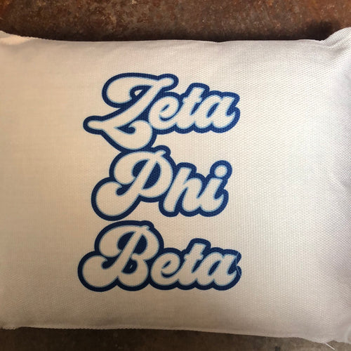 Retro Pillow - Zeta Phi Beta