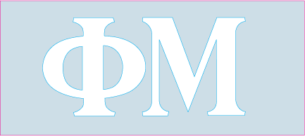 White Decal - Phi Mu