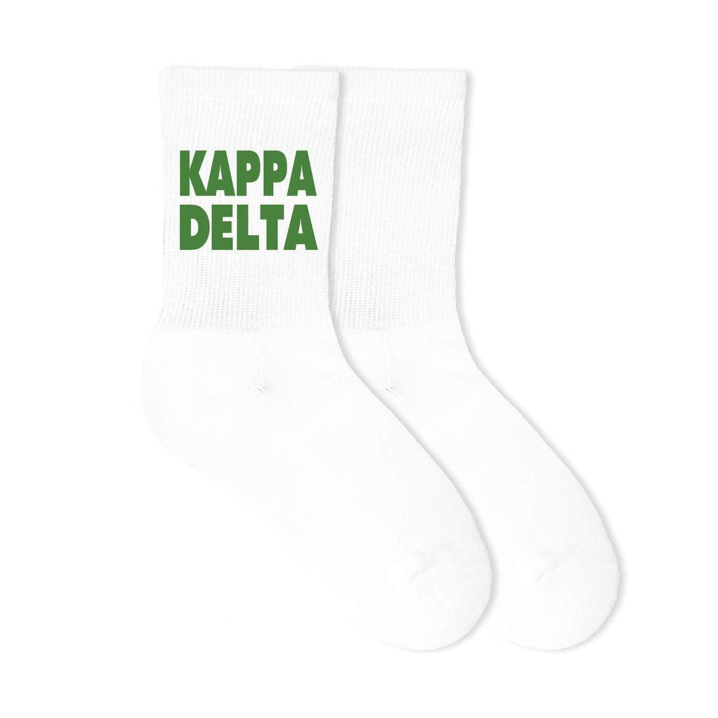 Megan Crew Socks - Kappa Delta