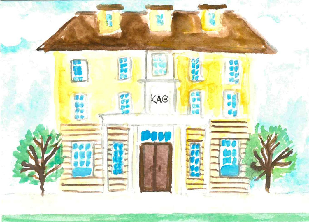 Sorority House Notecards - Kappa Alpha Theta