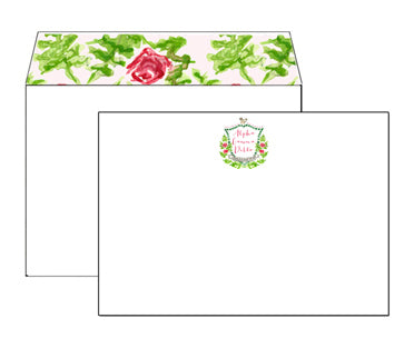 Lined Envelope Notecards - Alpha Gamma Delta
