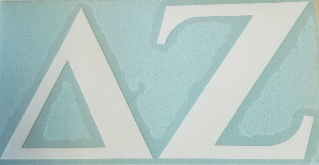 White Decal- Delta Zeta