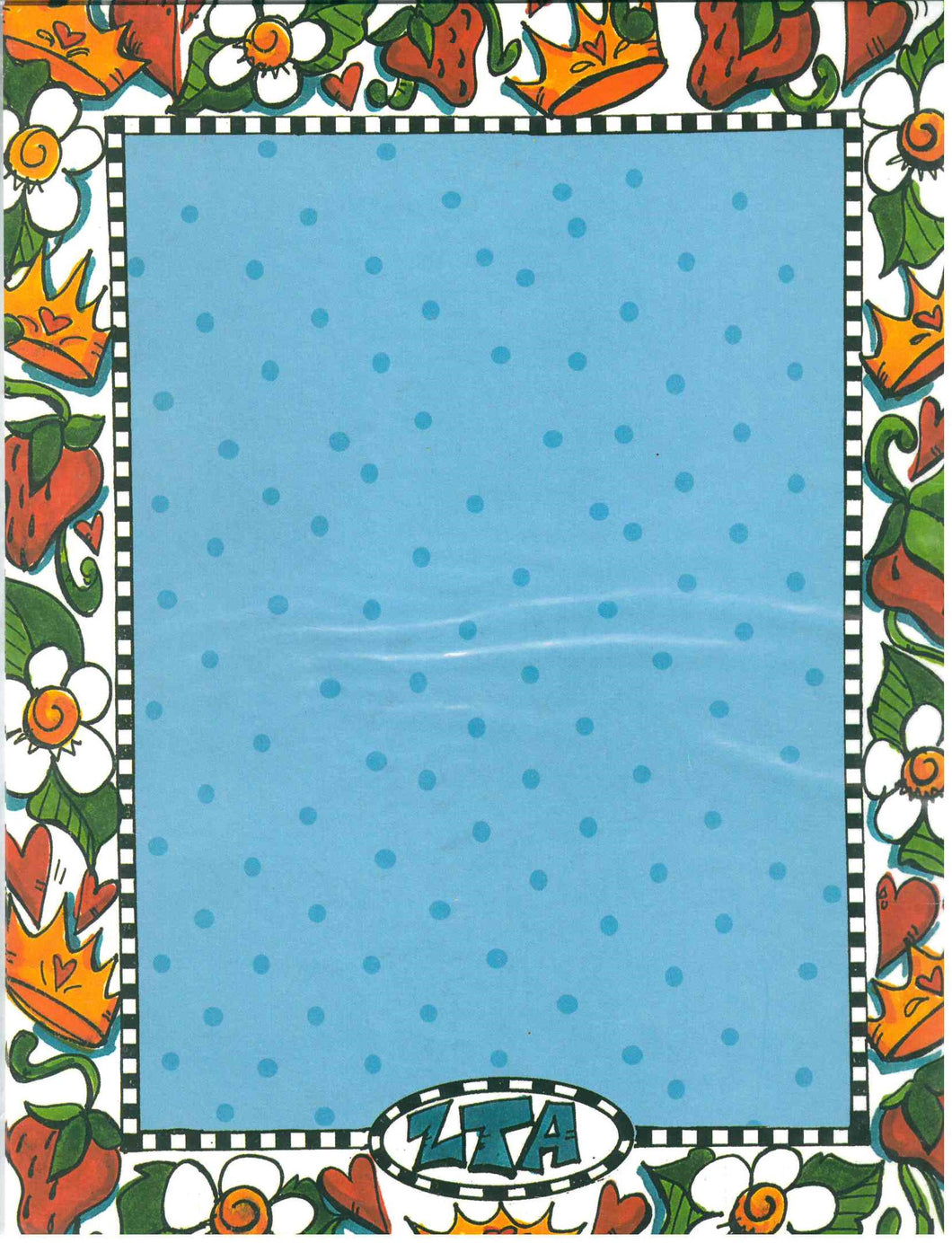 Brown Bag Original Stationery - Zeta Tau Alpha
