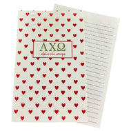 Heart Jottie Journal- Alpha Chi Omega