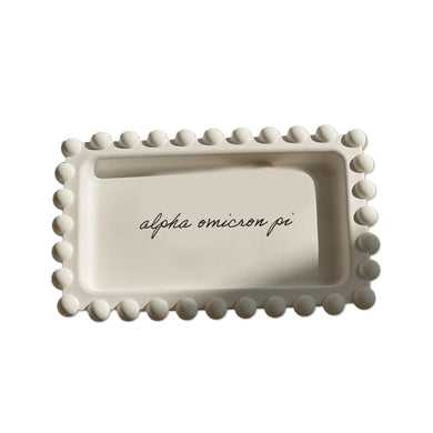 Ceramic Jewelry Tray- Alpha Omicron Pi