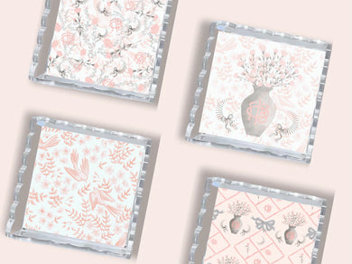 Scalloped Tray- Gamma Phi Beta