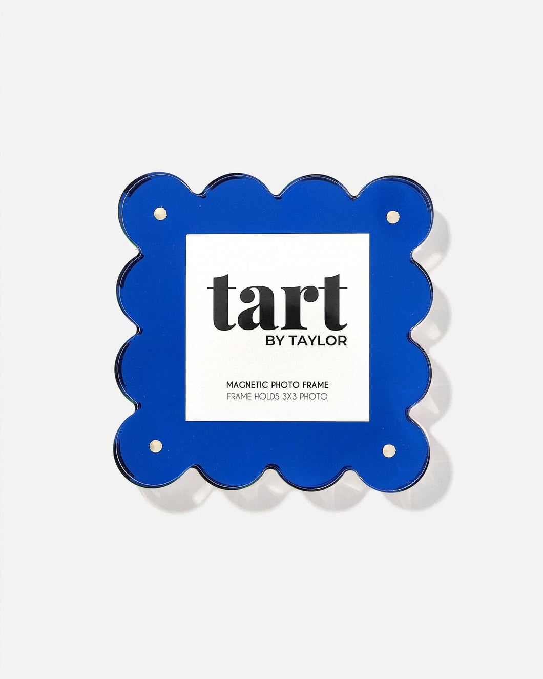 Mini Acrylic Picture Frame- Blue Chrome