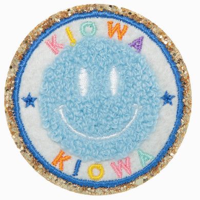 Camp Smiley Chenille Sticker- Kiowa