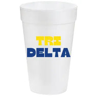 Multi-Color Styrofoam Cups- Delta Delta Delta