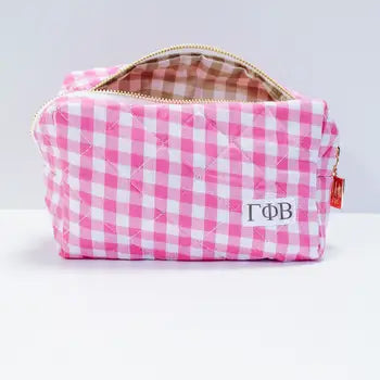 Quilted Gingham Bag- Gamma Phi Beta