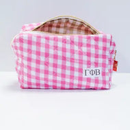 Quilted Gingham Bag- Gamma Phi Beta