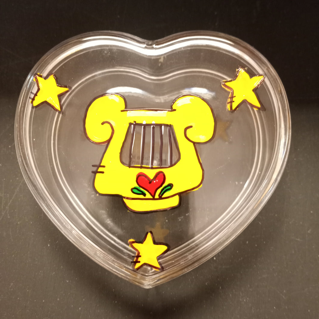 Painted Heart Box- Alpha Chi Omega
