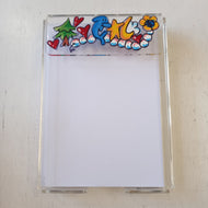 Painted Notepad Holder- Delta Delta Delta