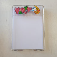 Painted Notepad Holder- Gamma Phi Beta