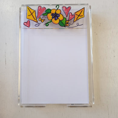 Painted Notepad Holder- Kappa Alpha Theta