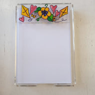 Painted Notepad Holder- Kappa Alpha Theta