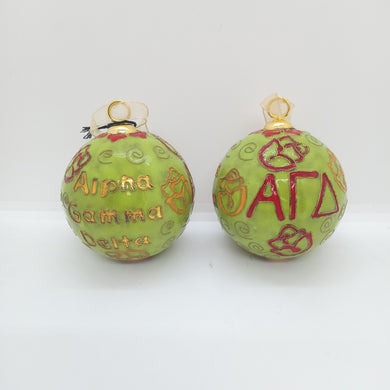 Exclusive Cloisonne Ornament- Alpha Gamma Delta