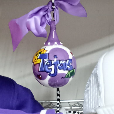 Camp Christmas Ornament - Tejas