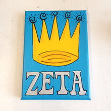 Mascot Painted Canvas - Zeta Tau Alpha