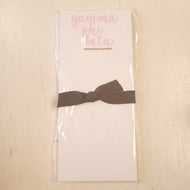Skinnie Scripty Notepad- Gamma Phi Beta