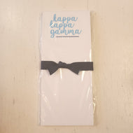 Skinnie Scripty Notepad- Kappa Kappa Gamma