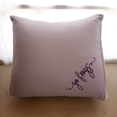 Go Frogs Wedge Pillow