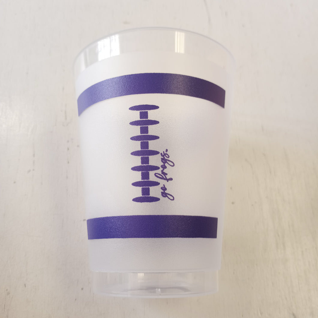 Go Frogs Lacing Frost Flex Cups