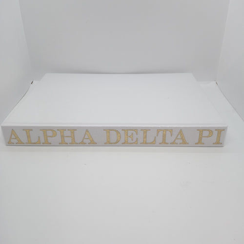 White Linen Memory Book- Alpha Delta Pi