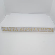 White Linen Memory Book- Kappa Alpha Theta